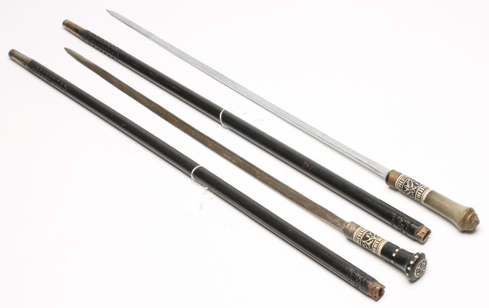 AN INDIAN SWORD STICK Image