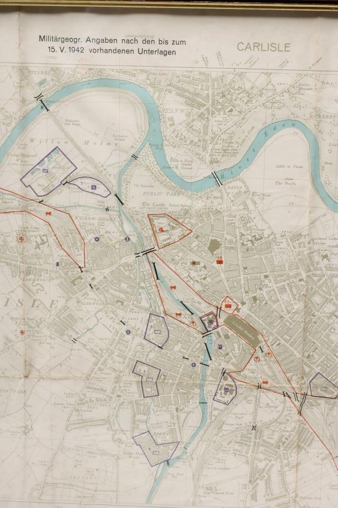 ELEVEN GERMAN SECOND WORLD WAR MAPS OF ENGLAND Image