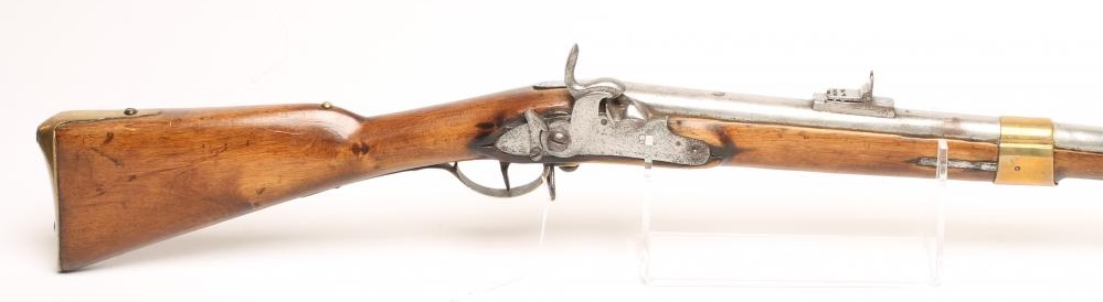 A 19TH CENTURY PERCUSSION MUSKET Image