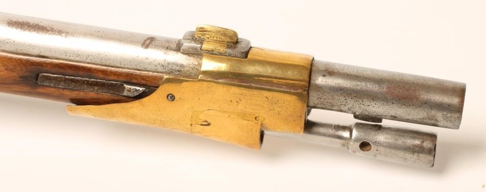 A 19TH CENTURY PERCUSSION MUSKET Image