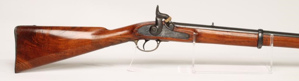 A THREE BAND ENFIELD PERCUSSION MUSKET Image