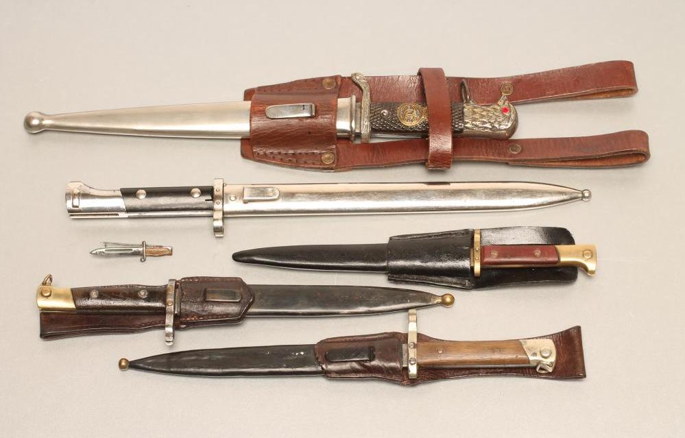SIX EASTERN EUROPEAN MINIATURE BAYONETS Image