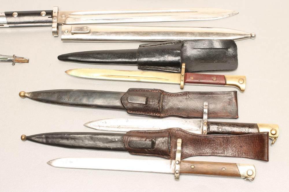 SIX EASTERN EUROPEAN MINIATURE BAYONETS Image