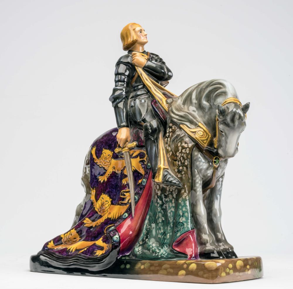 "ST GEORGE" - A ROYAL DOULTON CHINA FIGURE Image
