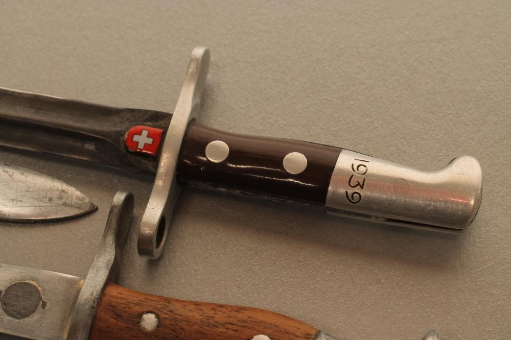 SEVEN SWISS SOUVENIR BAYONETS Image