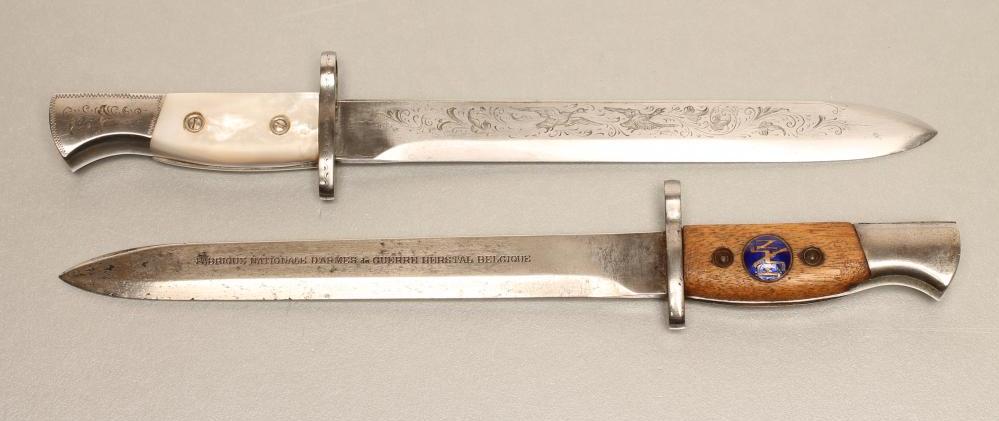 A BELGIAN PRESENTATION BAYONET LETTER OPENER Image