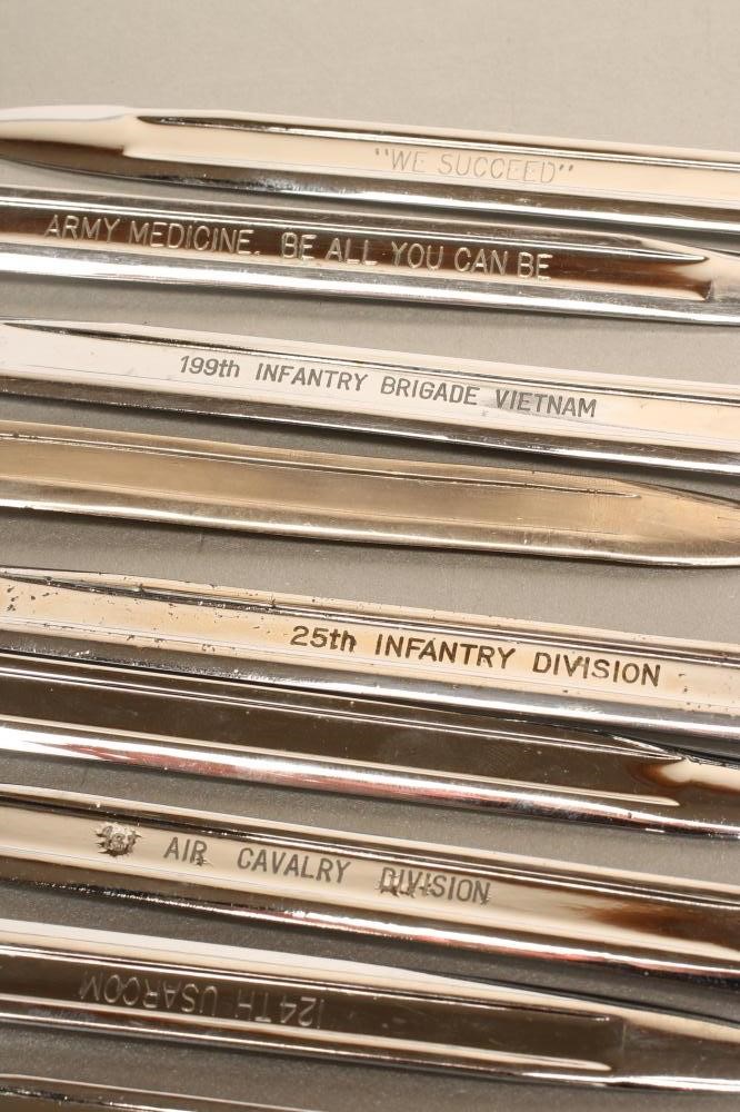 TEN JAPANESE MADE MINIATURE BAYONETS FOR THE US MARKET Image