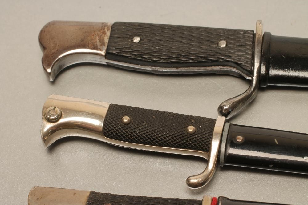 FOUR GERMAN MINIATURE SOUVENIR BAYONETS Image