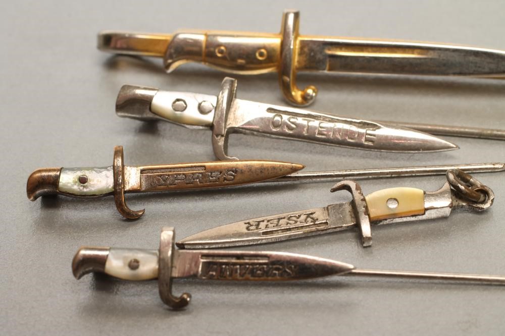 SIX SWEETHEART MINIATURE BAYONETS Image