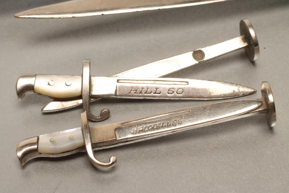 SEVEN NOVELTY MINIATURE BAYONETS Image