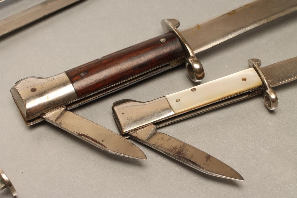 SEVEN NOVELTY MINIATURE BAYONETS Image