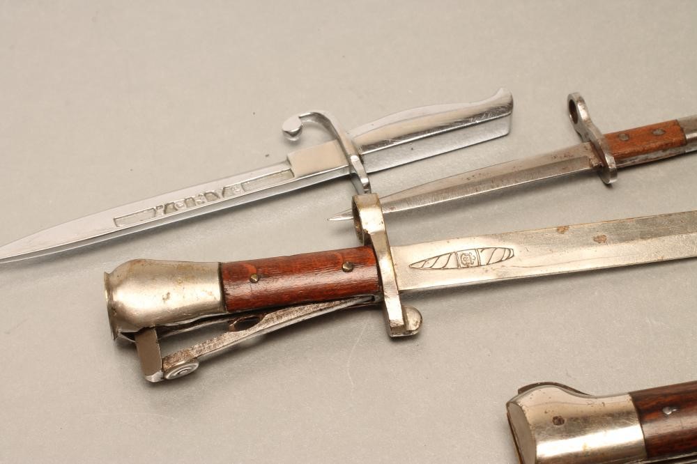 SEVEN NOVELTY MINIATURE BAYONETS Image