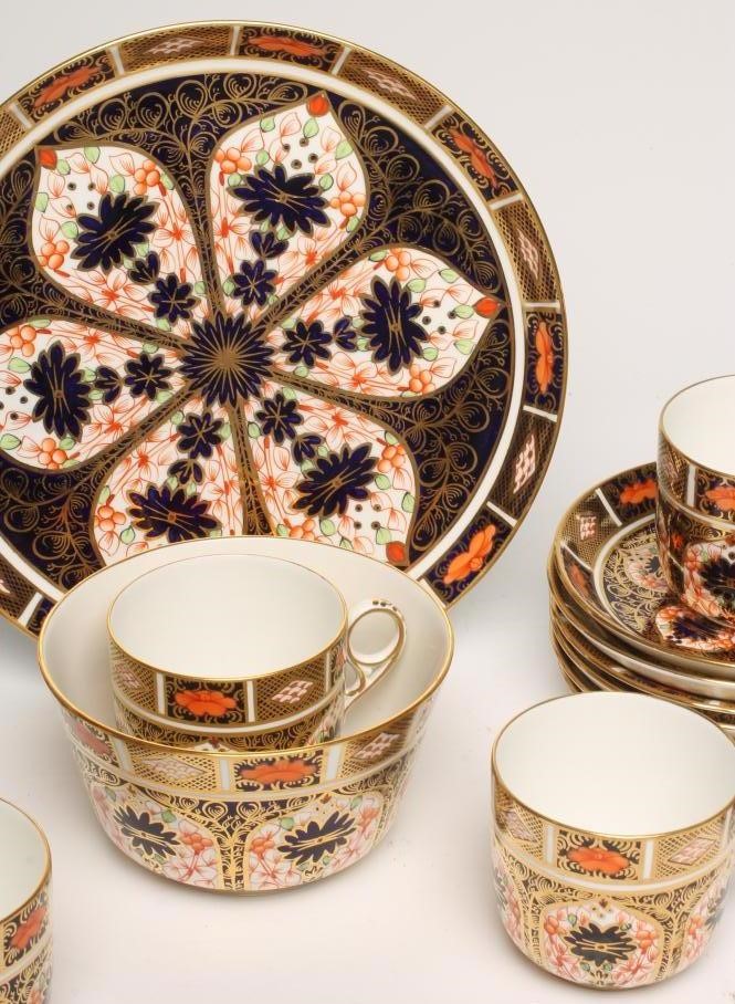 A ROYAL CROWN DERBY CHINA PART COFFEE SERVICE Image