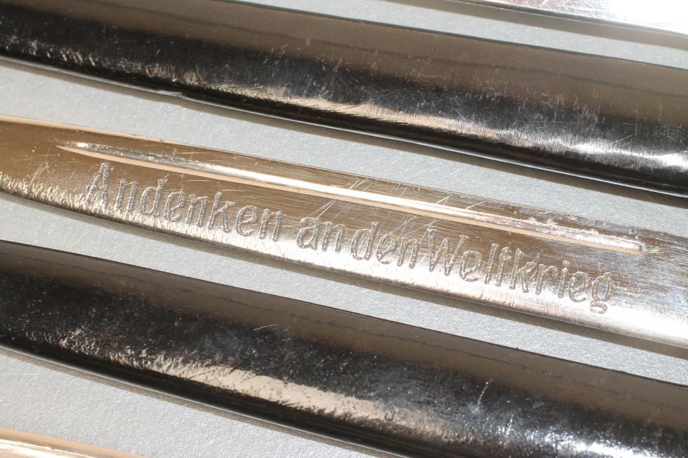 FOUR GERMAN M.98 MINIATURE BAYONETS Image