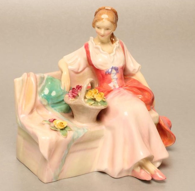 "MIDSUMMER NOON" - A ROYAL DOULTON CHINA FIGURE Image