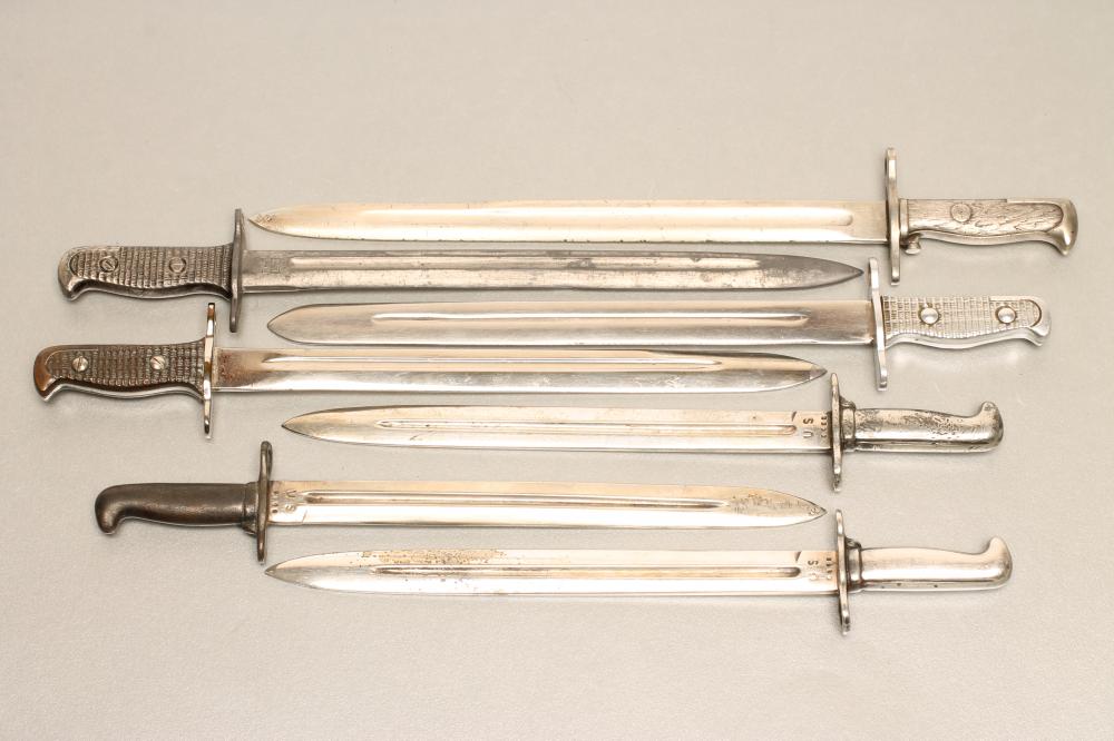 SEVEN AMERICAN LETTER OPENER MINIATURE M.1905 BAYONETS Image