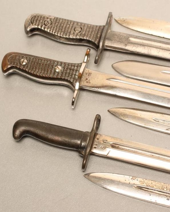 SEVEN AMERICAN LETTER OPENER MINIATURE M.1905 BAYONETS Image