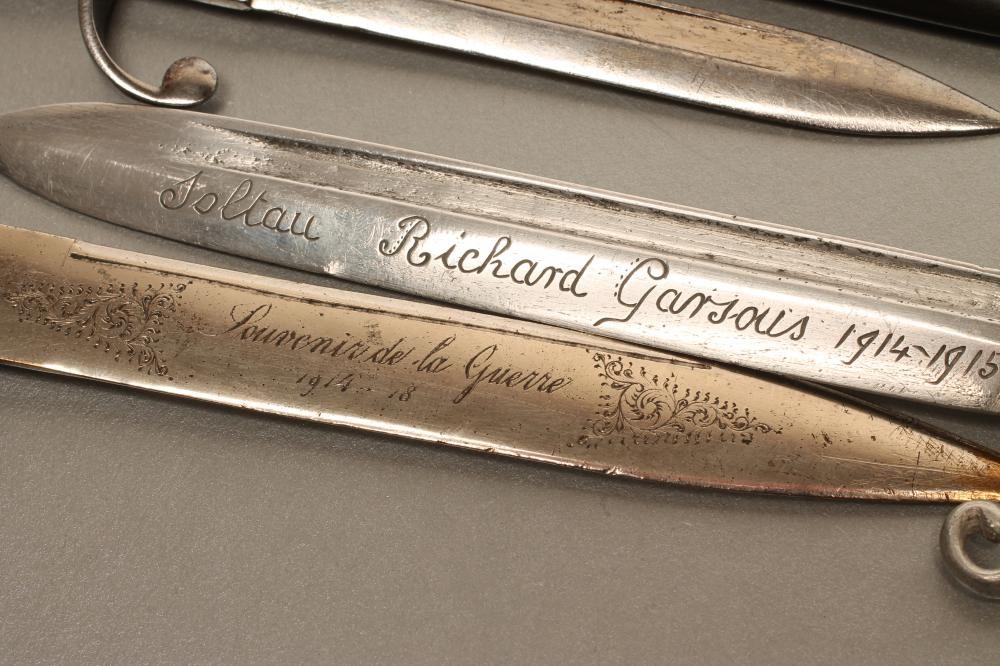 FOUR BELGIAN SOUVENIR MINIATURE BAYONETS Image