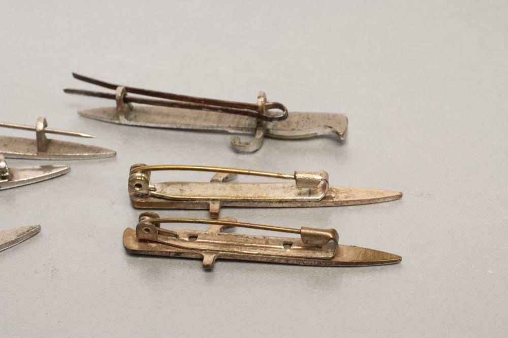 SIX BELGIAN SWEETHEART BROOCH BAYONETS Image