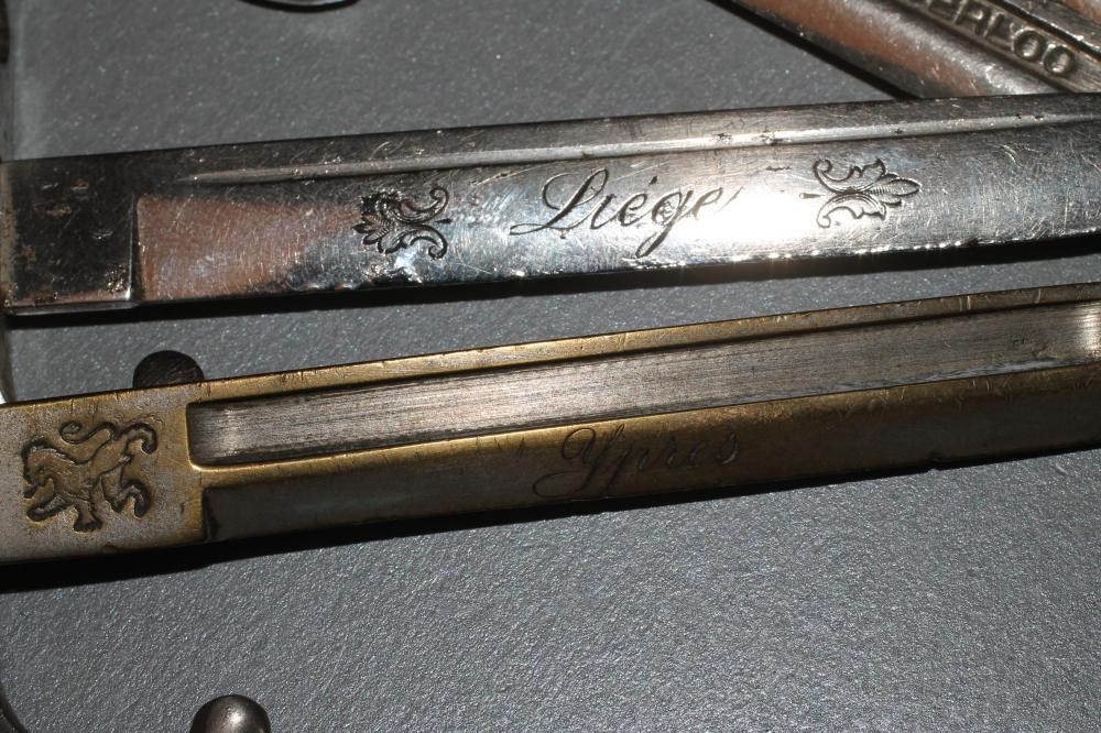 FIVE BELGIAN LETTER OPENER MINIATURE BAYONETS Image