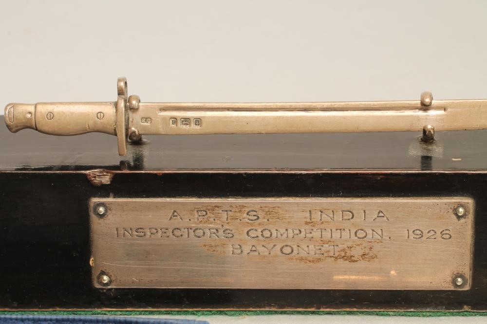 FOUR SILVER MINIATURE BAYONETS Image