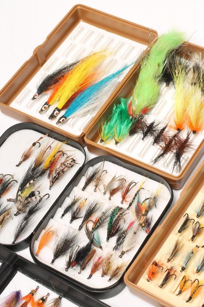 APPROXIMATELY 285 SALMON AND SEATROUT FLIES Image