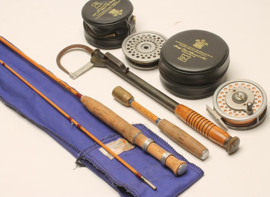 A mackenziephilps split cane trout rod Hartleys Auctioneers & Valuers