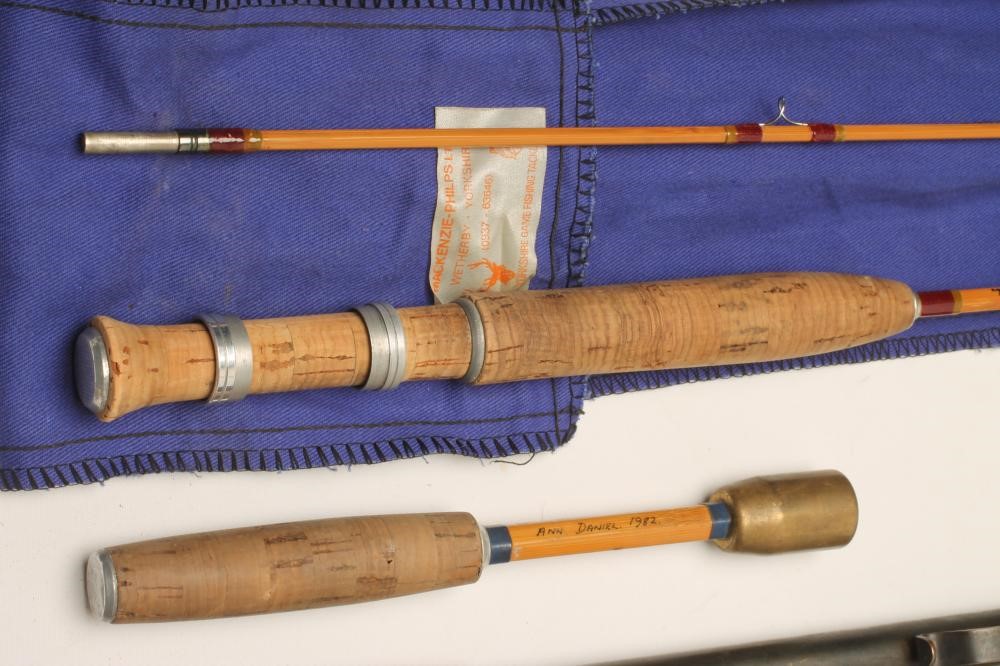 A mackenziephilps split cane trout rod Hartleys Auctioneers & Valuers