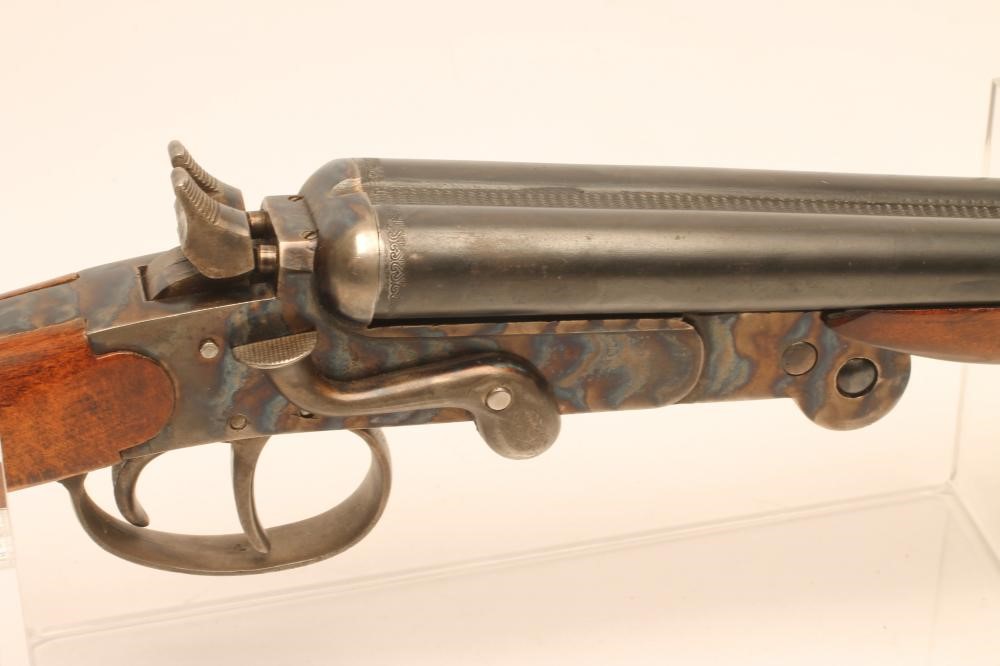 A BELGIAN .410 SIDE BY SIDE SHOTGUN Image