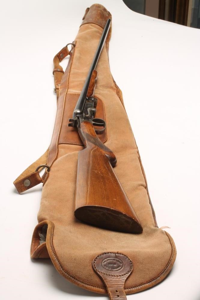 A BELGIAN .410 SIDE BY SIDE SHOTGUN Image