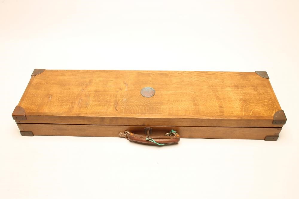 A LINSLEY BROTHERS 12-BORE SIDE BY SIDE EJECTOR SHOTGUN Image