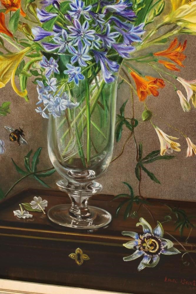 ‡ENA BAXTER (Scottish 1924-2005). Still Life with Flowers in a Glass Vase Image