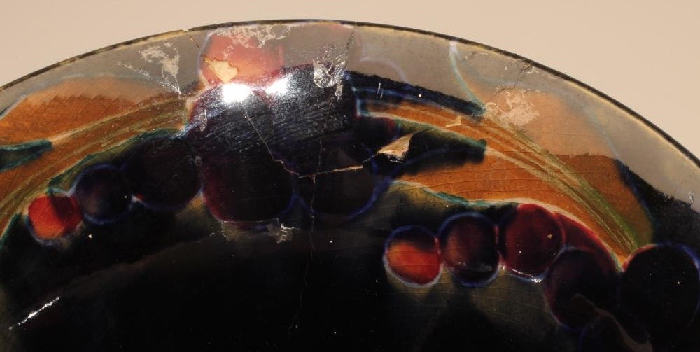 A PAIR OF MOORCROFT POTTERY VASES Image