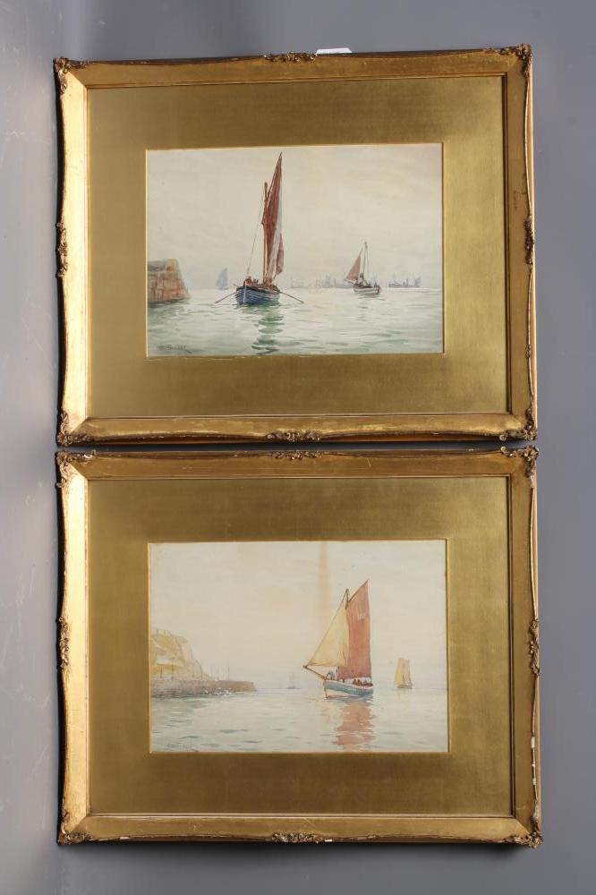 ERNEST DADE (1864-1934) (Staithes Group) Fishing Boats Scarborough Image