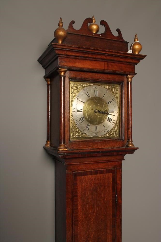 AN OAK LONGCASE CLOCK by James Pike Image