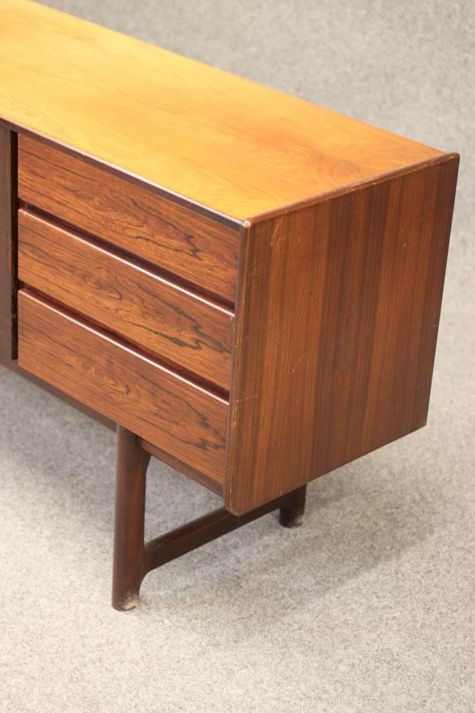 A SCANDINAVIAN ROSEWOOD SIDEBOARD Image