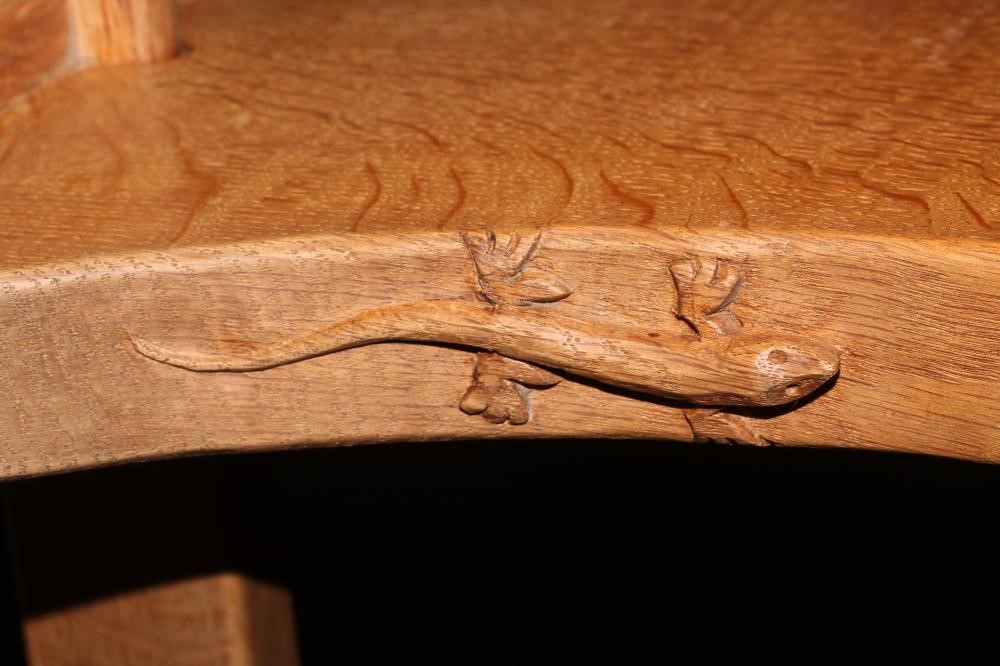 AN OAK COFFEE/GAMES TABLE by Martin Dutton Image