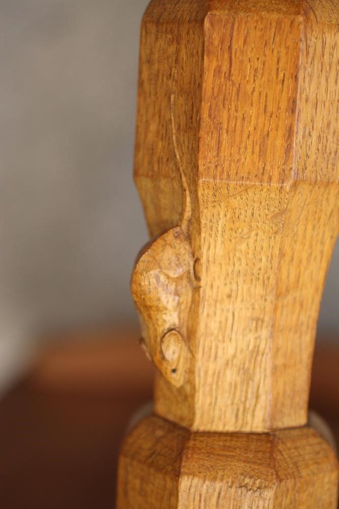 AN ADZED OAK COFFEE TABLE by Robert Thompson Image