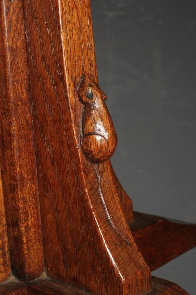 AN ADZED OAK OCCASIONAL TABLE by Robert Thompson Image