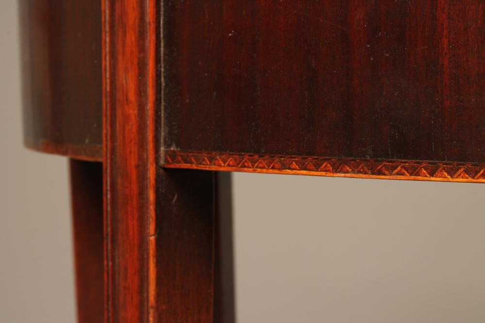 A mahogany folding tea table Hartleys Auctioneers & Valuers