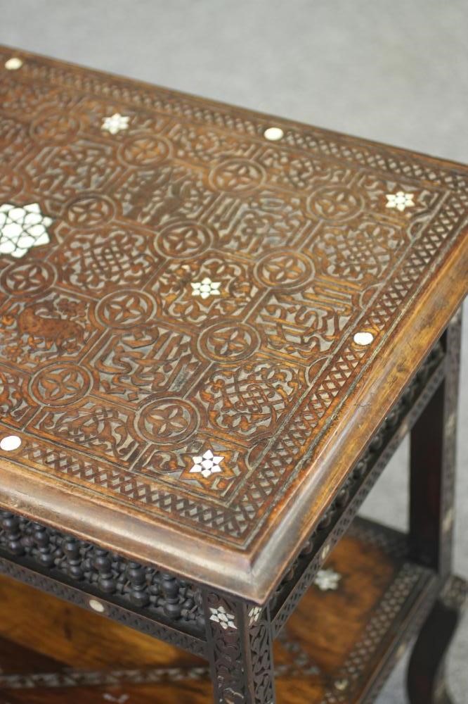 AN ANGLO INDIAN HARDWOOD TABLE Image