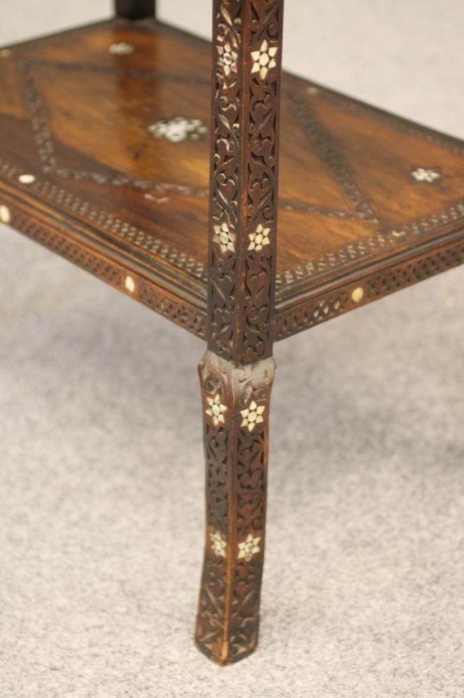 AN ANGLO INDIAN HARDWOOD TABLE Image