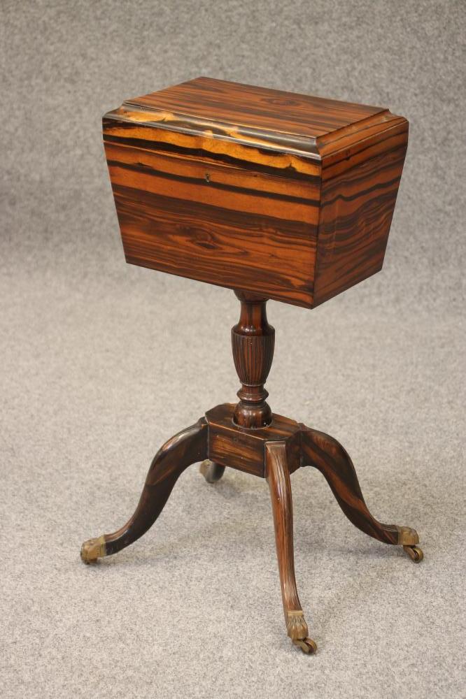 A GEORGIAN COROMANDEL TEAPOY Image