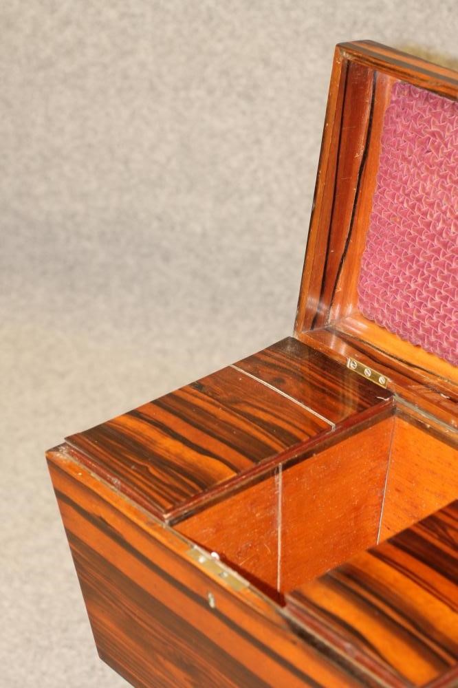 A GEORGIAN COROMANDEL TEAPOY Image