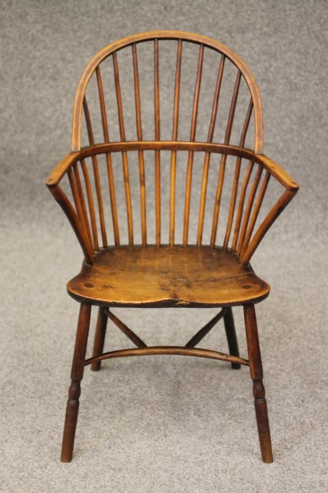 A GILLOW TYPE STICK BACK WINDSOR ARMCHAIR Image