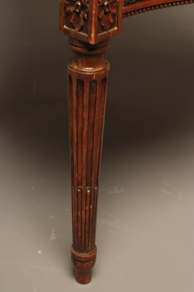 A FRENCH STAINED BEECH BERGERE Image