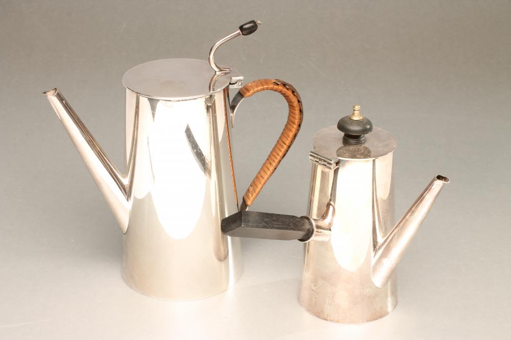 AN ART DECO EPNS COFFEE POT Image