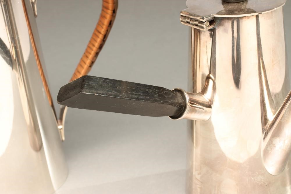 AN ART DECO EPNS COFFEE POT Image