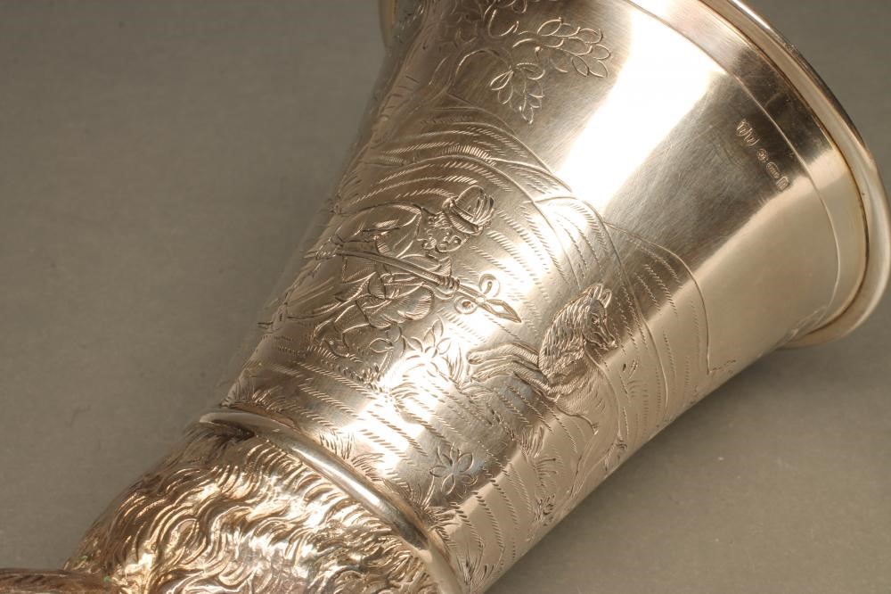 A SILVER STIRRUP CUP Image