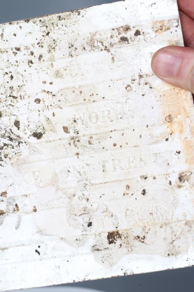 A SET OF EIGHT LATE VICTORIAN MINTONS TILES printed in sepia and grey with scenes from Shakespeare Image